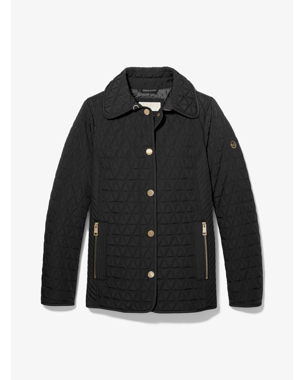 Michael Kors Quilted Barn Jacket in Black Lyst