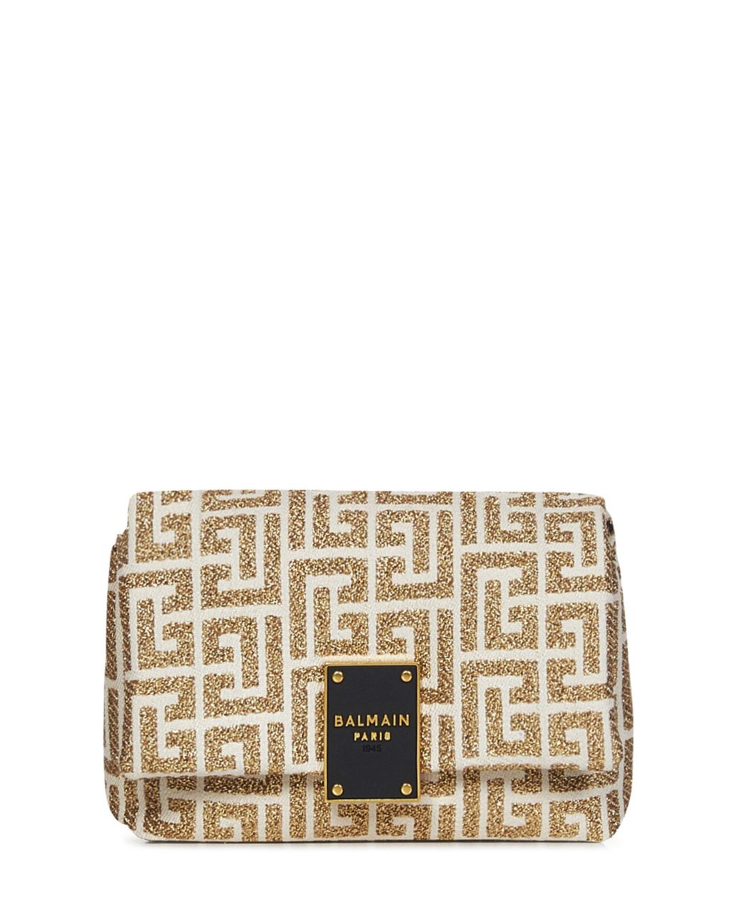 Balmain Paris Mini 1965 Soft Shoulder Bag in Metallic Lyst