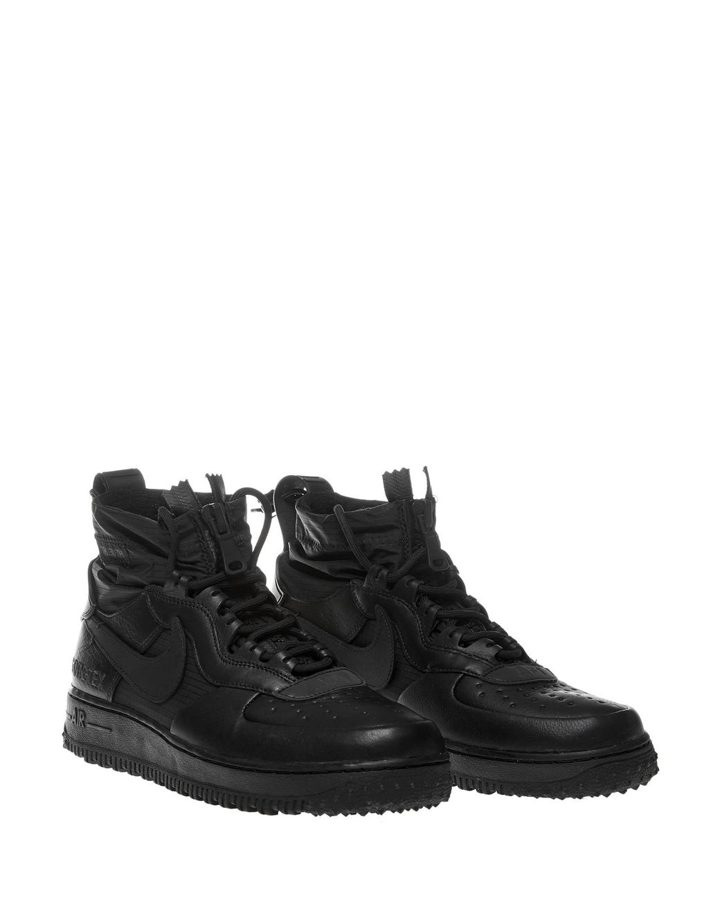 Nike icon Black High top Air Force 1 Gore tex With Front Zip And Ankle Drawstring. for Men Lyst Canada