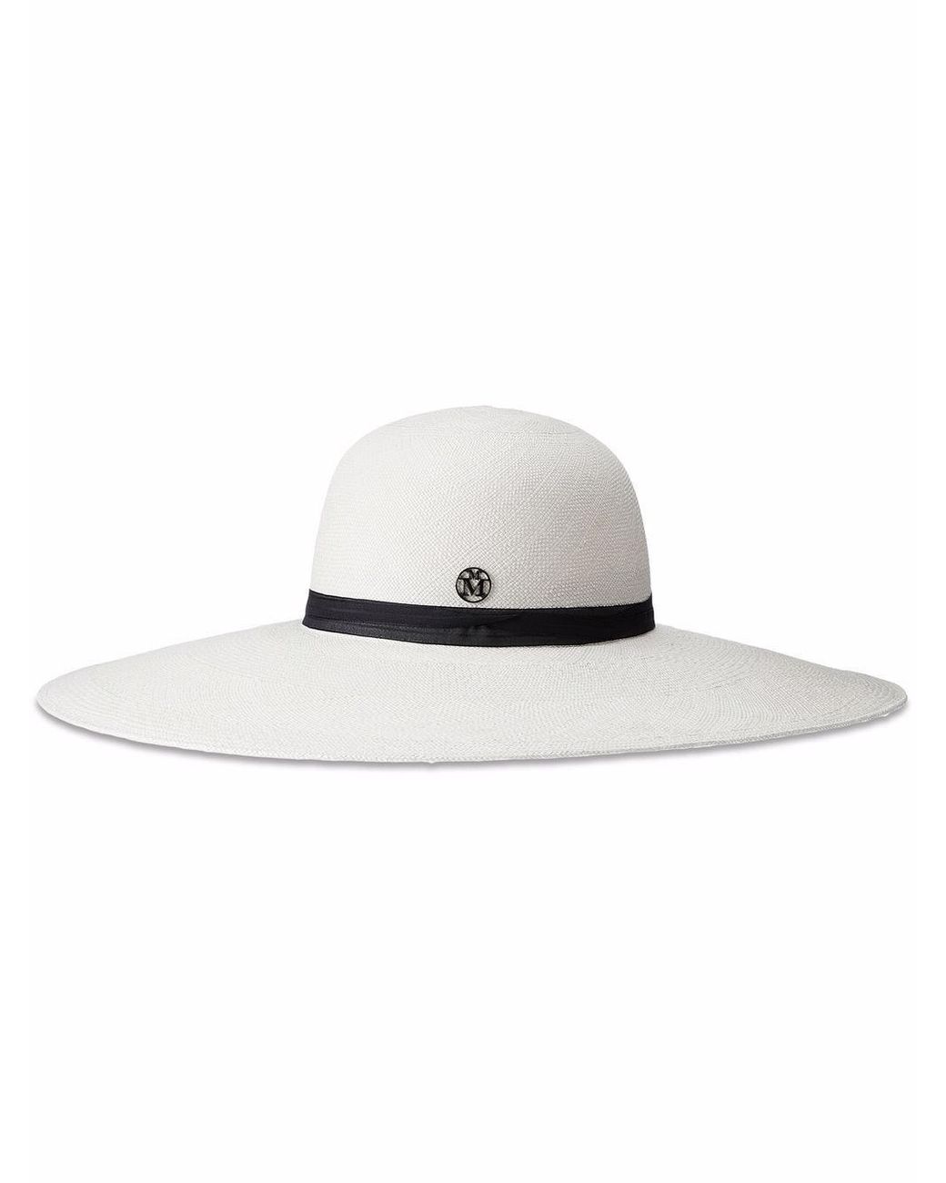 Maison Michel Silk Hat in White | Lyst