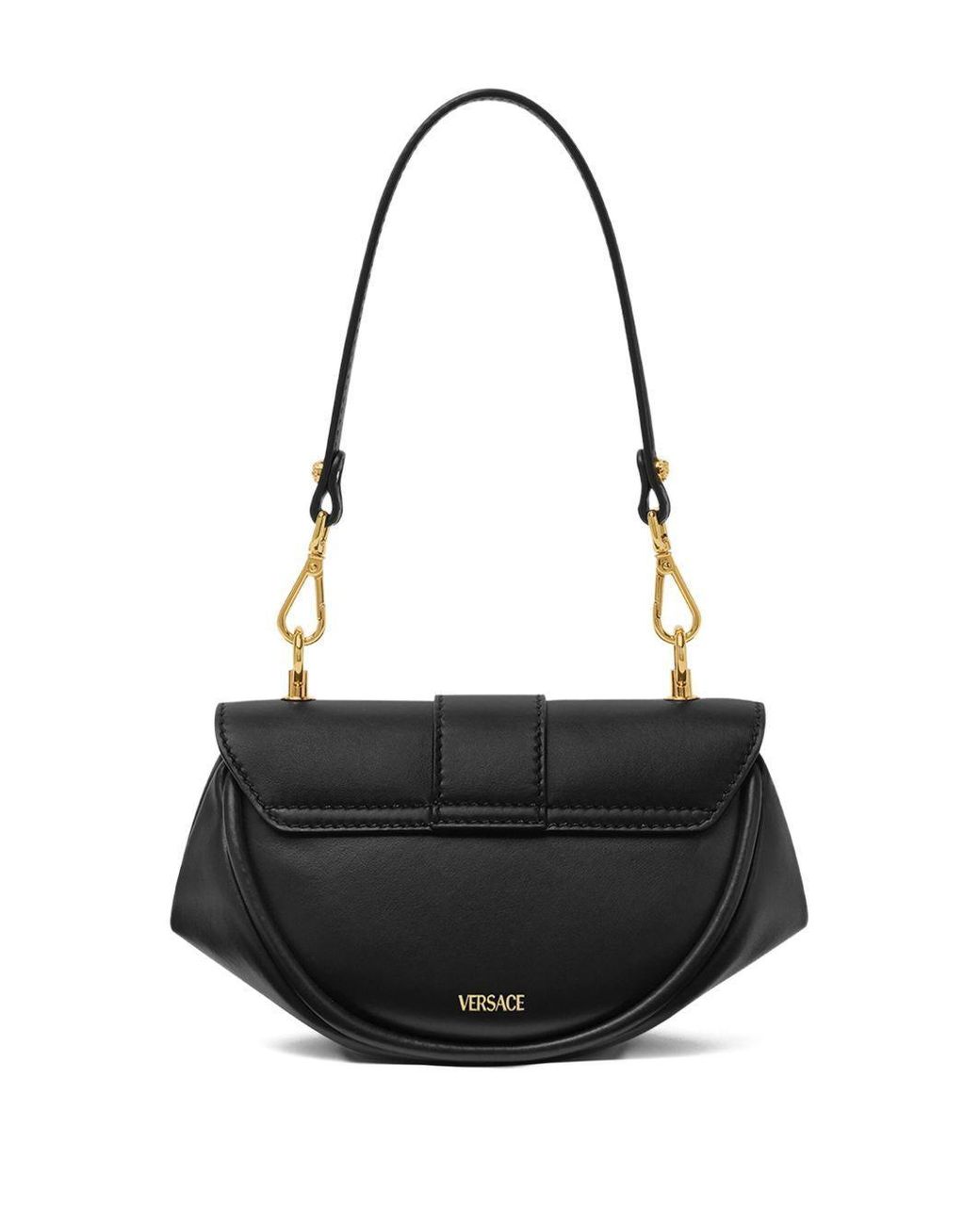 "Virtus" Borsa A Spalla Piccola di Versace in Black