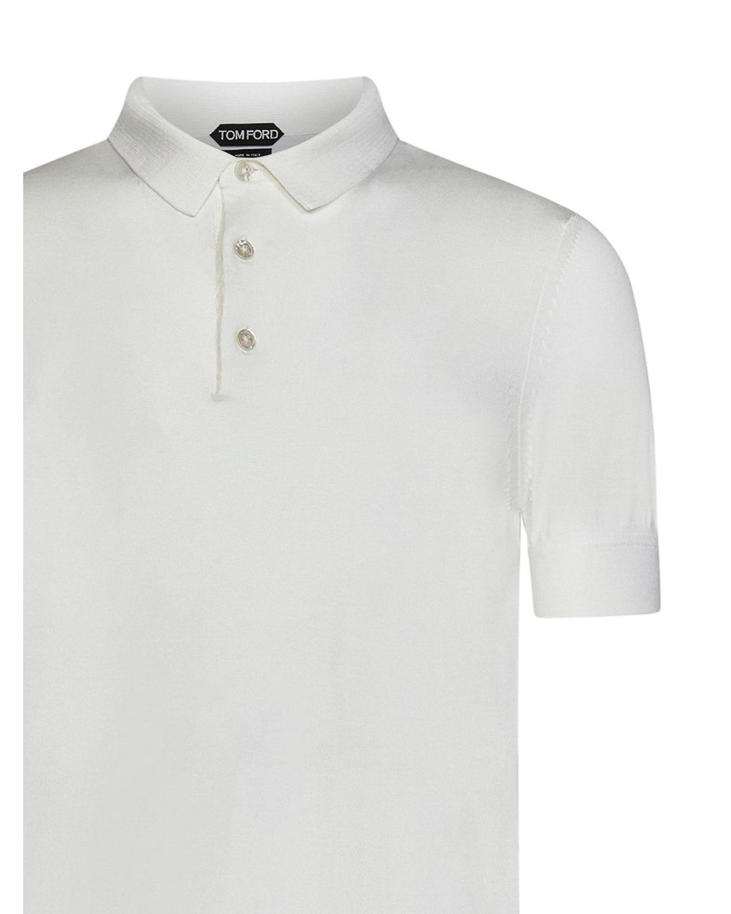 Tom Ford Polo Shirt in White for Men | Lyst