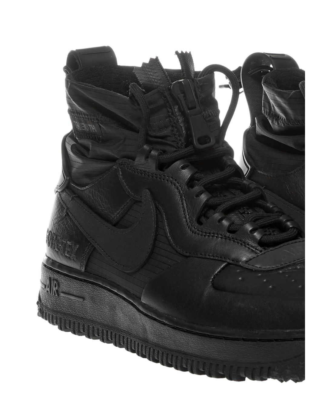 Nike *icon Black High-top Air Force 1 Gore-tex With Front Zip And Ankle  Drawstring. for Men | Lyst Canada