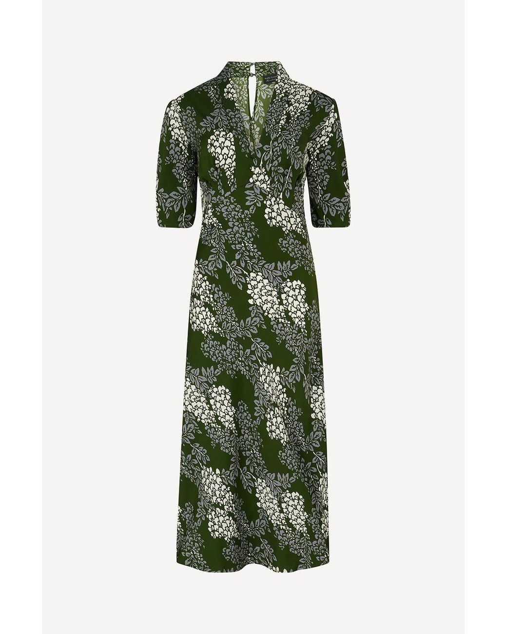 Michelle Corvane Green Khaki Wisteria Sadie Dress