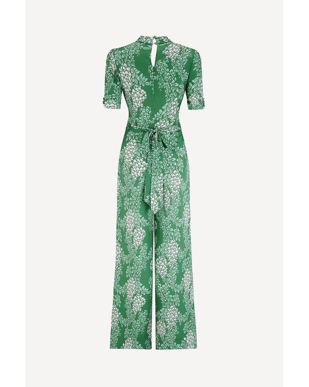 Michelle Corvane Green Wisteria Mabel Jumpsuit
