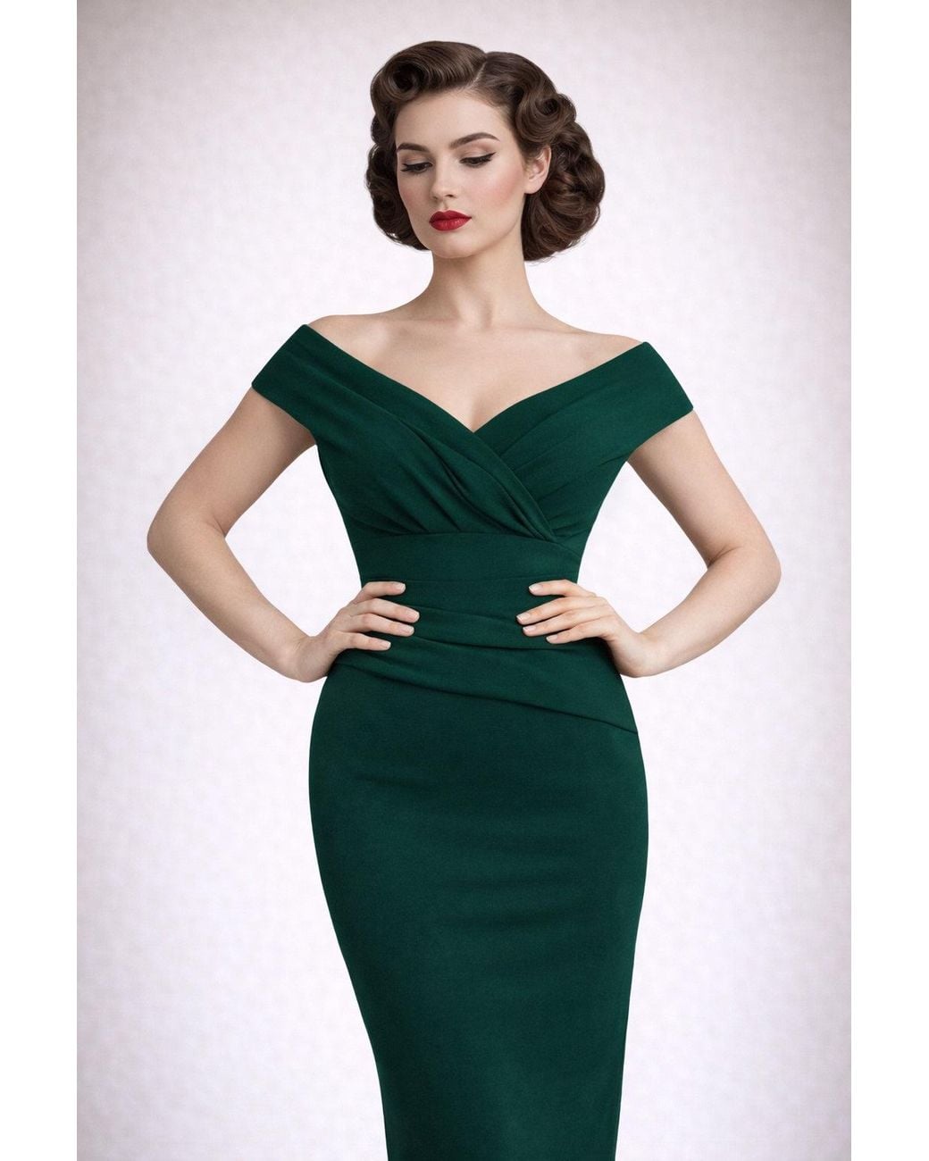 Pretty Eccentric Green Magic Wiggle Dress