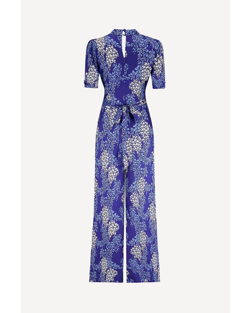 Michelle Corvane Blue Mabel Jumpsuit