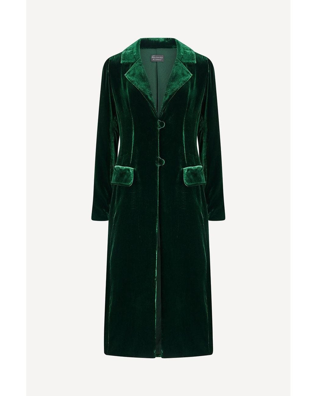 Michelle Corvane Green Opera Coat