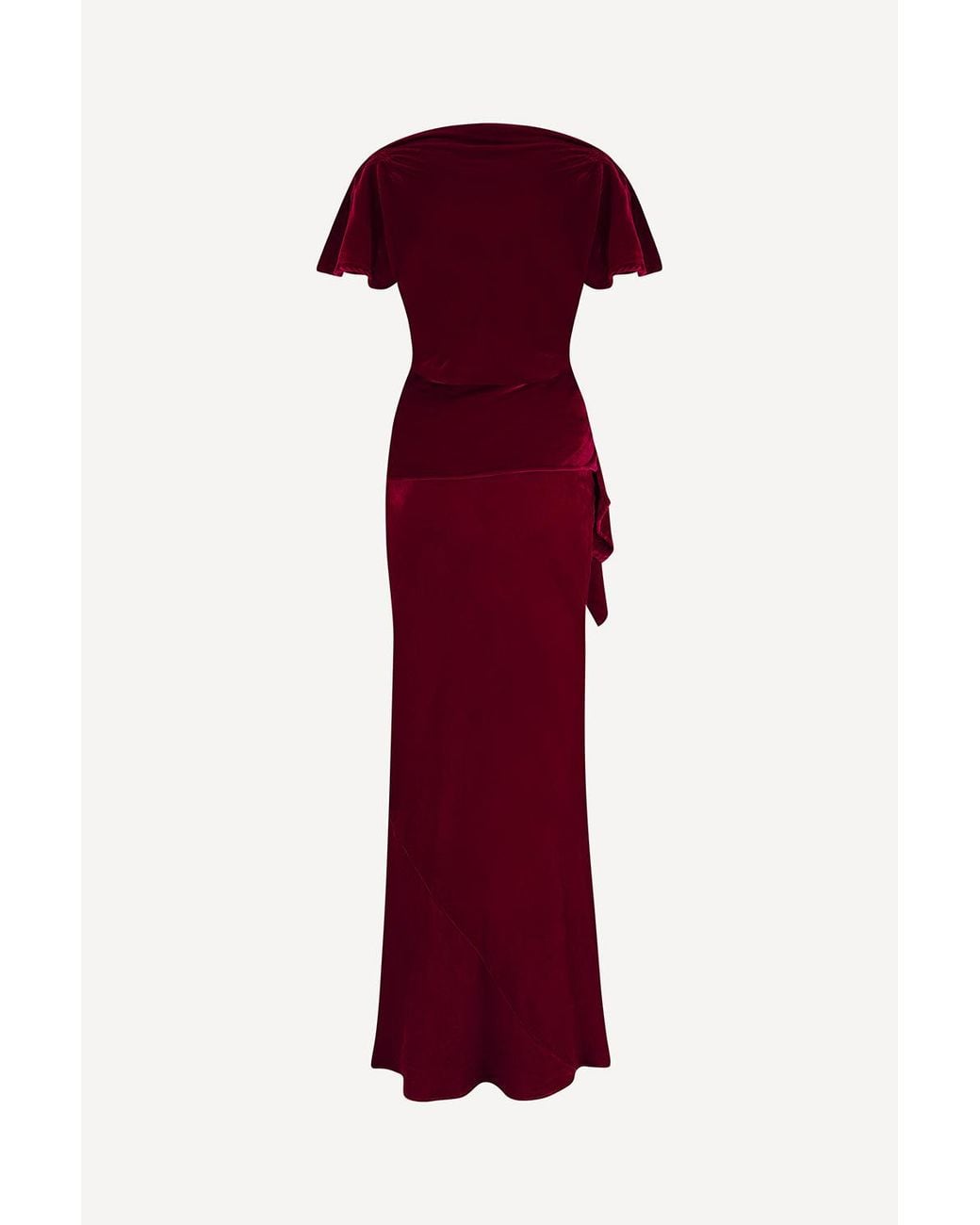 Michelle Corvane Red Agatha Maxi Dress