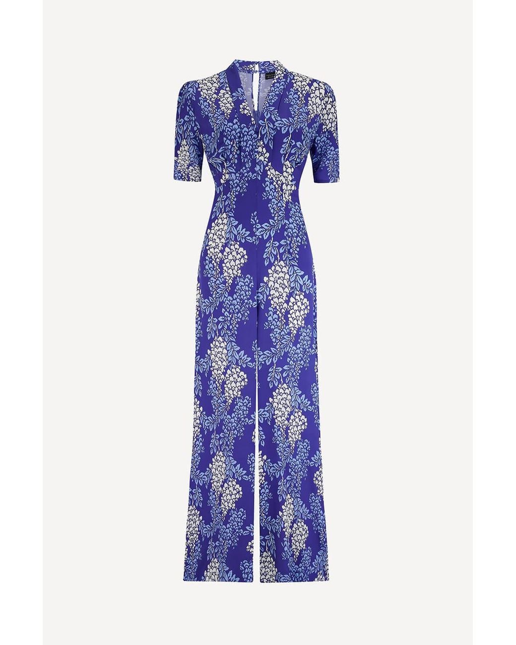 Michelle Corvane Blue Mabel Jumpsuit