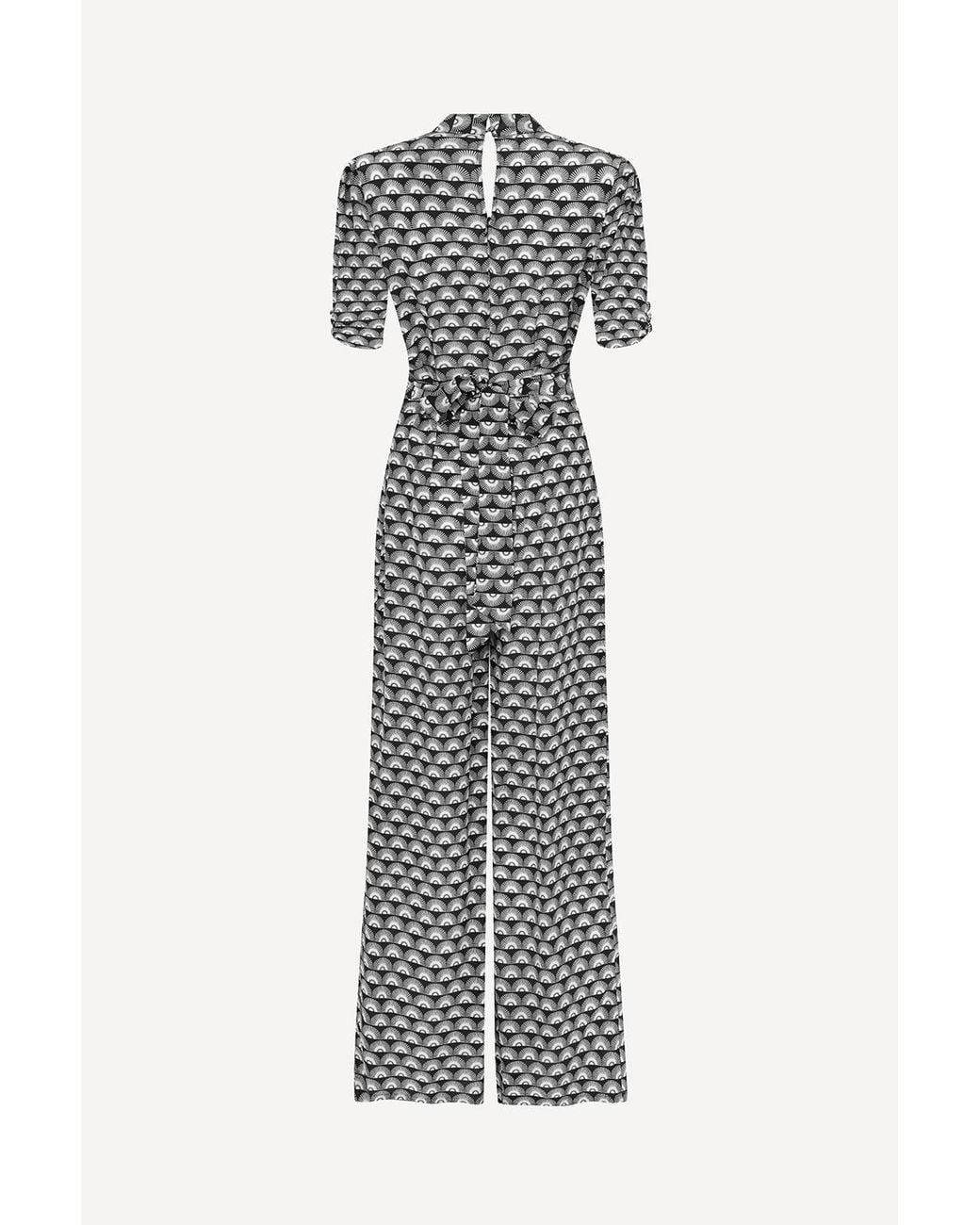 Michelle Corvane White Mabel Jumpsuit