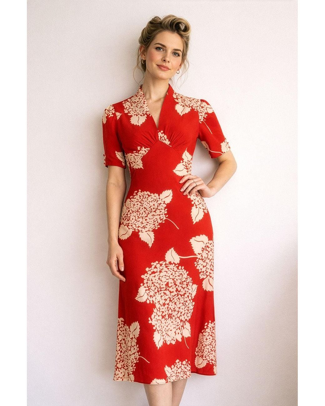 Michelle Corvane Red Mabel Dress