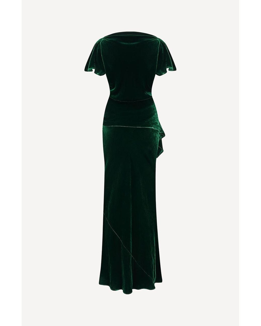 Michelle Corvane Green Agatha Maxi Dress