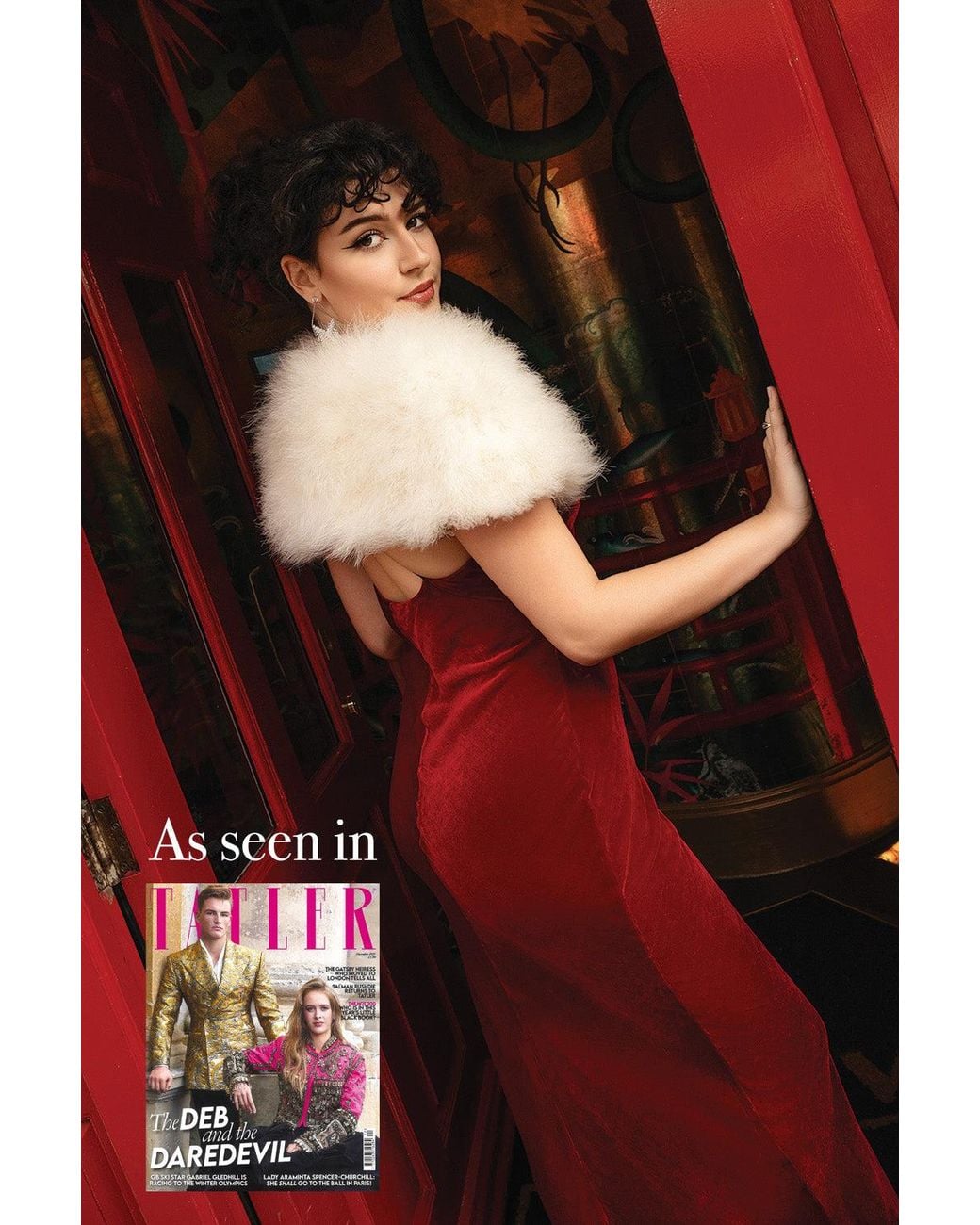 Michelle Corvane Red Siren Maxi Dress