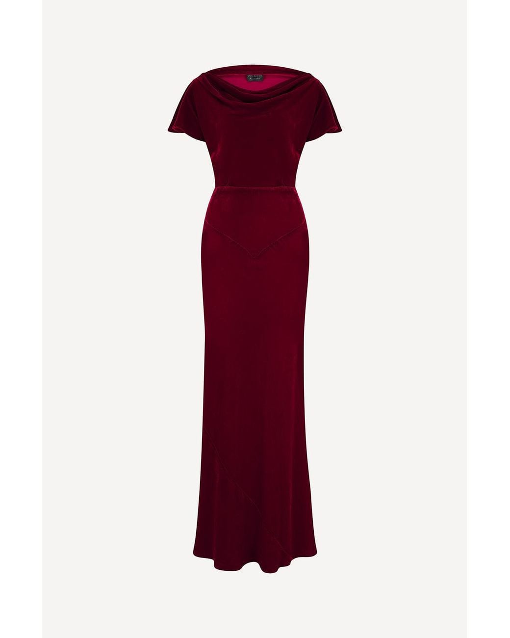 Michelle Corvane Red Agatha Maxi Dress