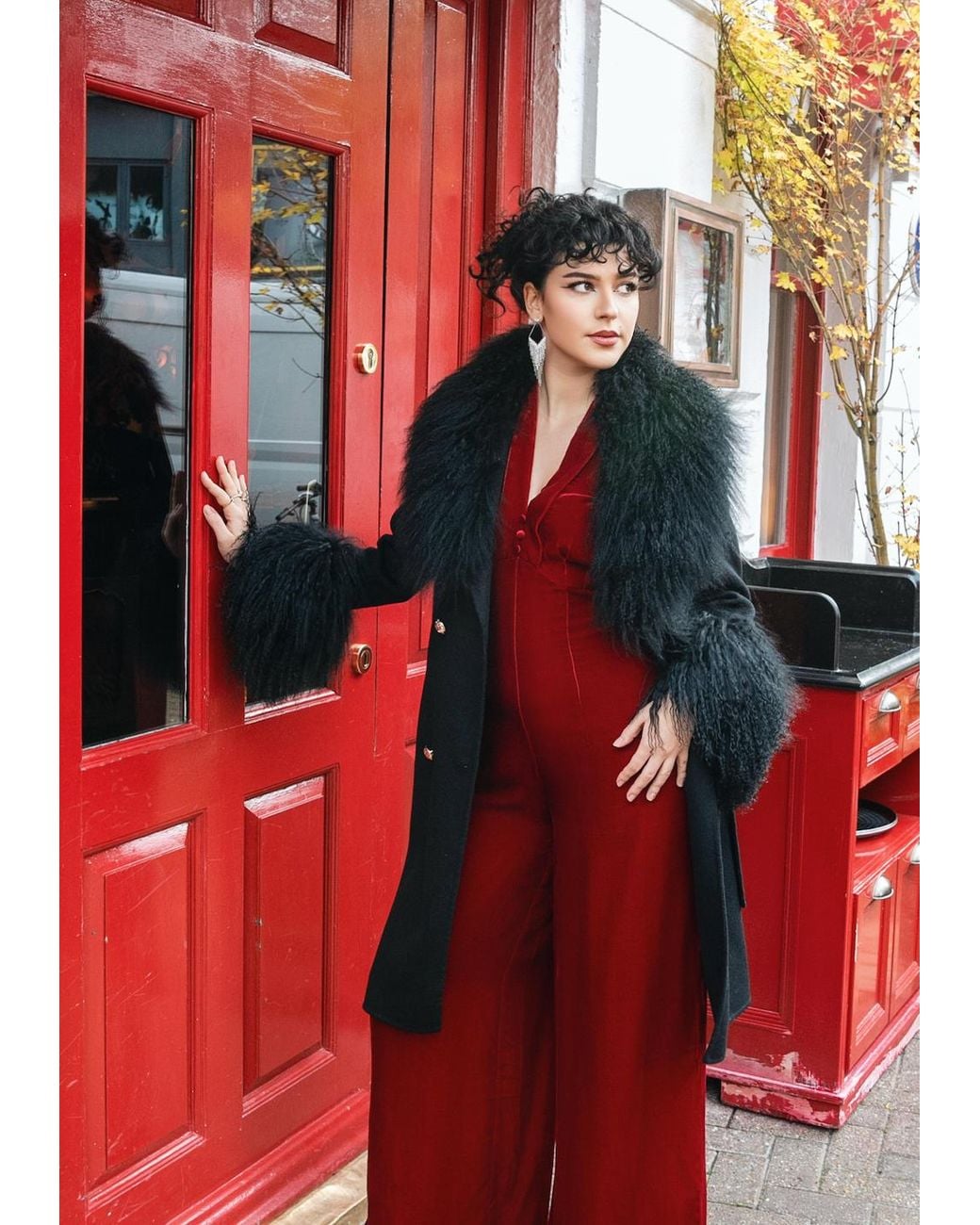 Michelle Corvane Black Million Dollar Baby Coat