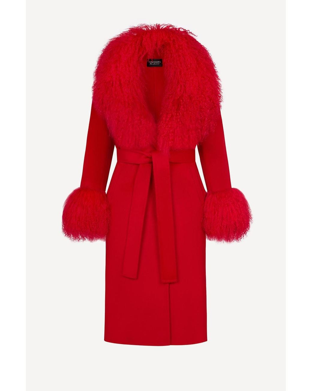 Michelle Corvane Red Million Dollar Baby Coat