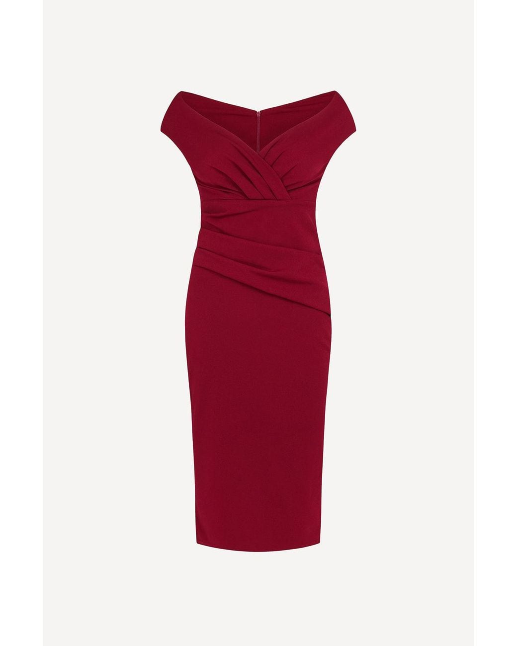 Pretty Eccentric Red Magic Wiggle Dress