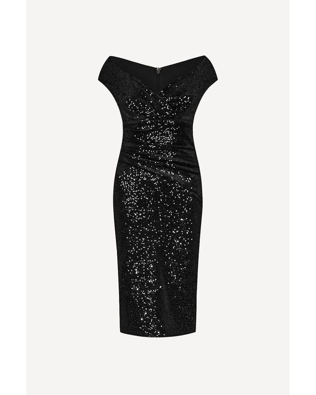 Pretty Eccentric Black Femme Sequin Dress