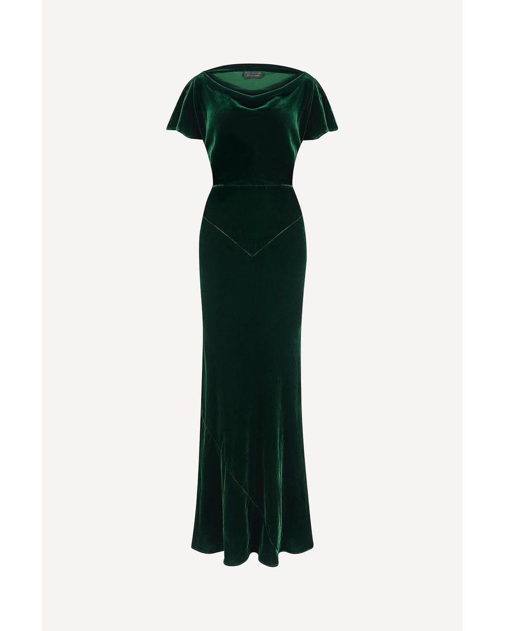 Michelle Corvane Green Agatha Maxi Dress