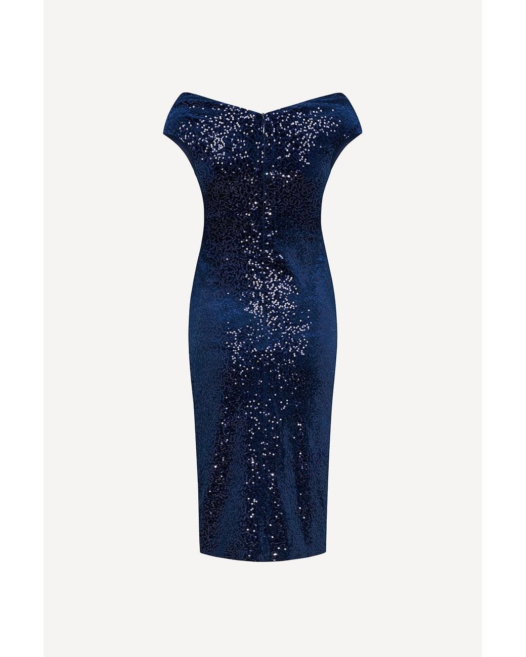Pretty Eccentric Blue Femme Sequin Dress
