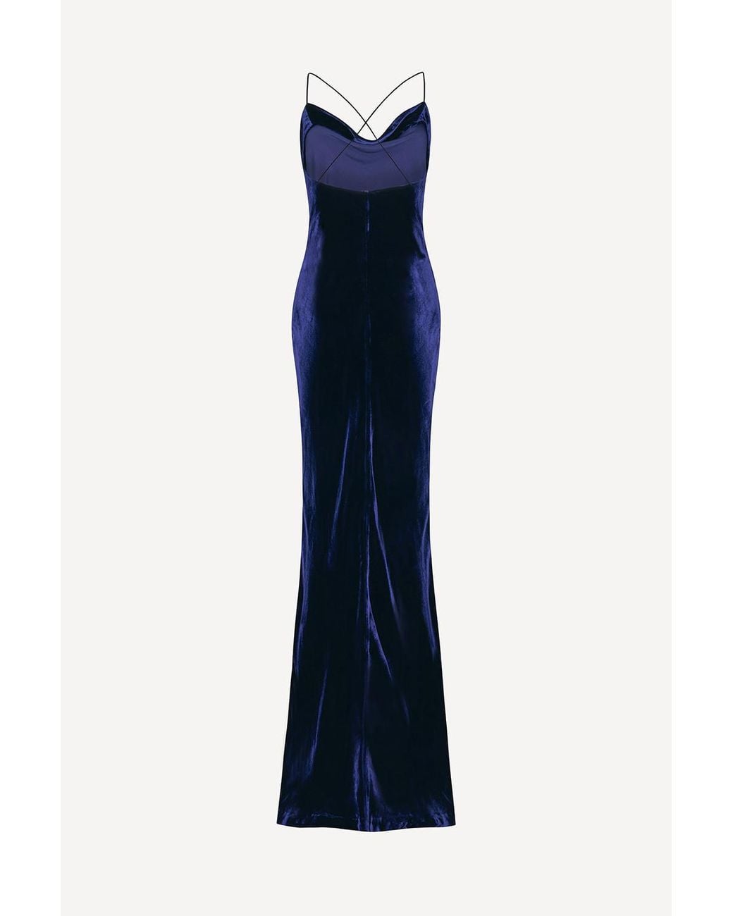 Pretty Eccentric Blue Siren Maxi Dress