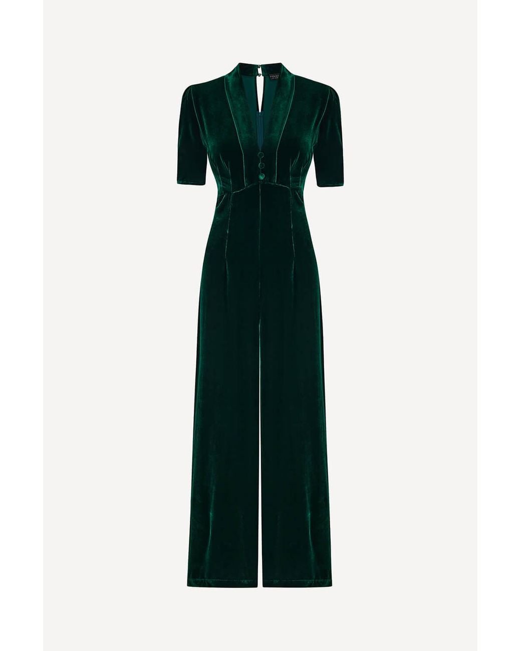 Pretty Eccentric Green Mabel Jumpsuit