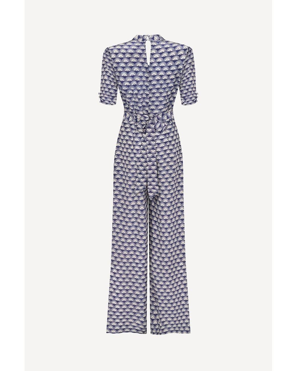 Pretty Eccentric Blue Mabel Jumpsuit
