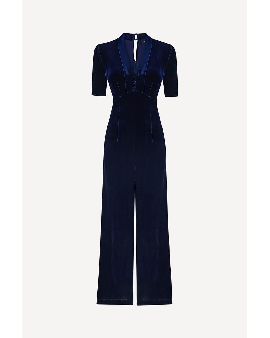 Michelle Corvane Blue Jumpsuit
