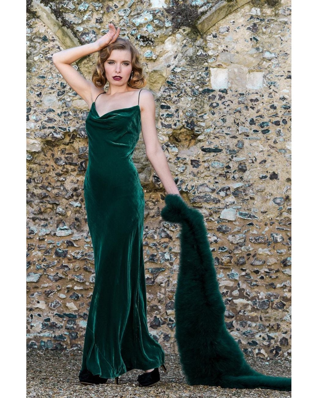 Michelle Corvane Black Siren Maxi Dress