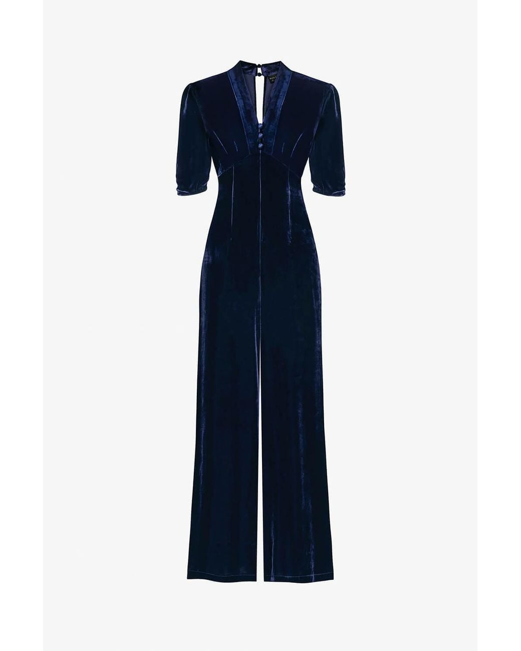 Michelle Corvane Blue Jumpsuit