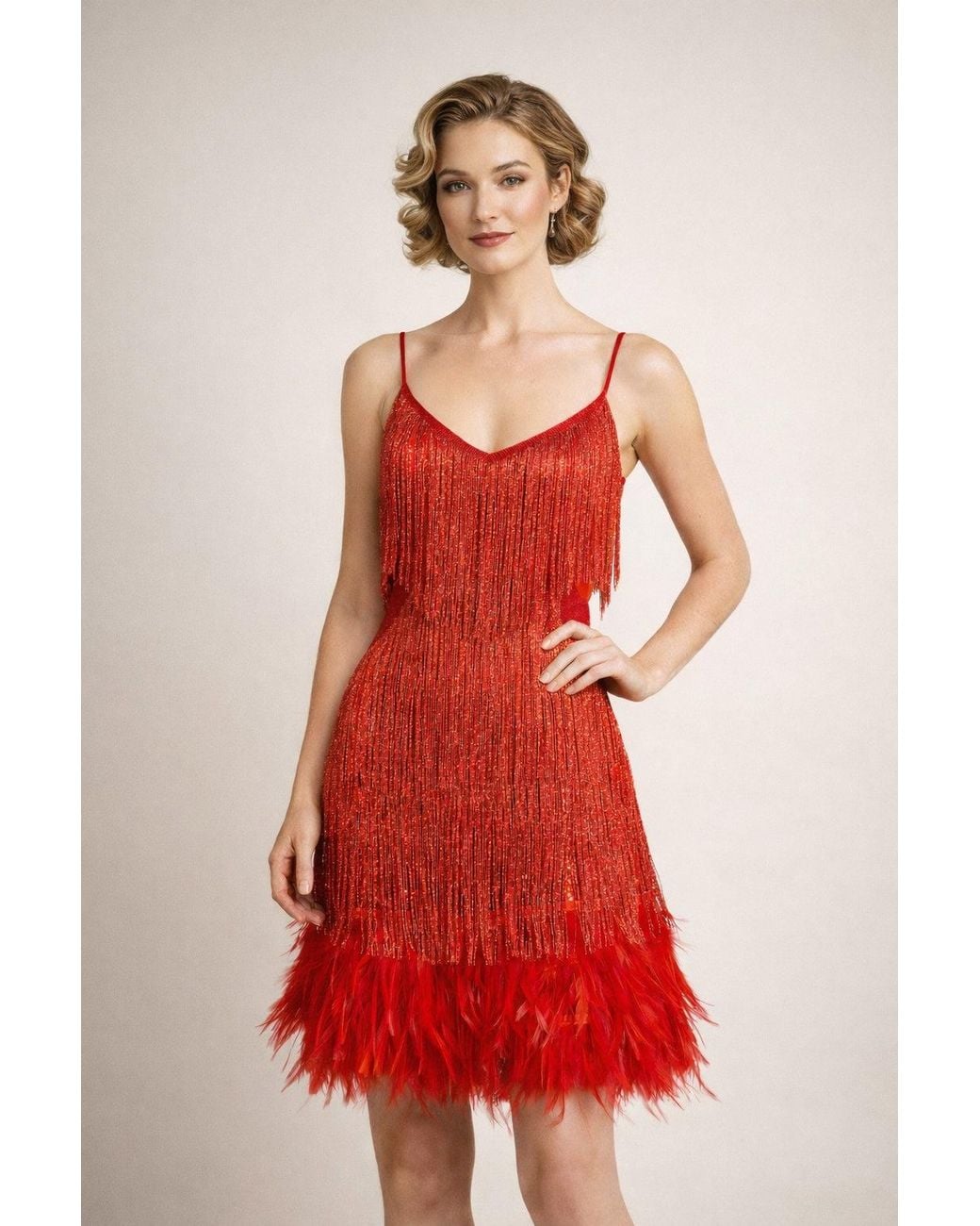 Pretty Eccentric Hundred Watt Tassel Dress