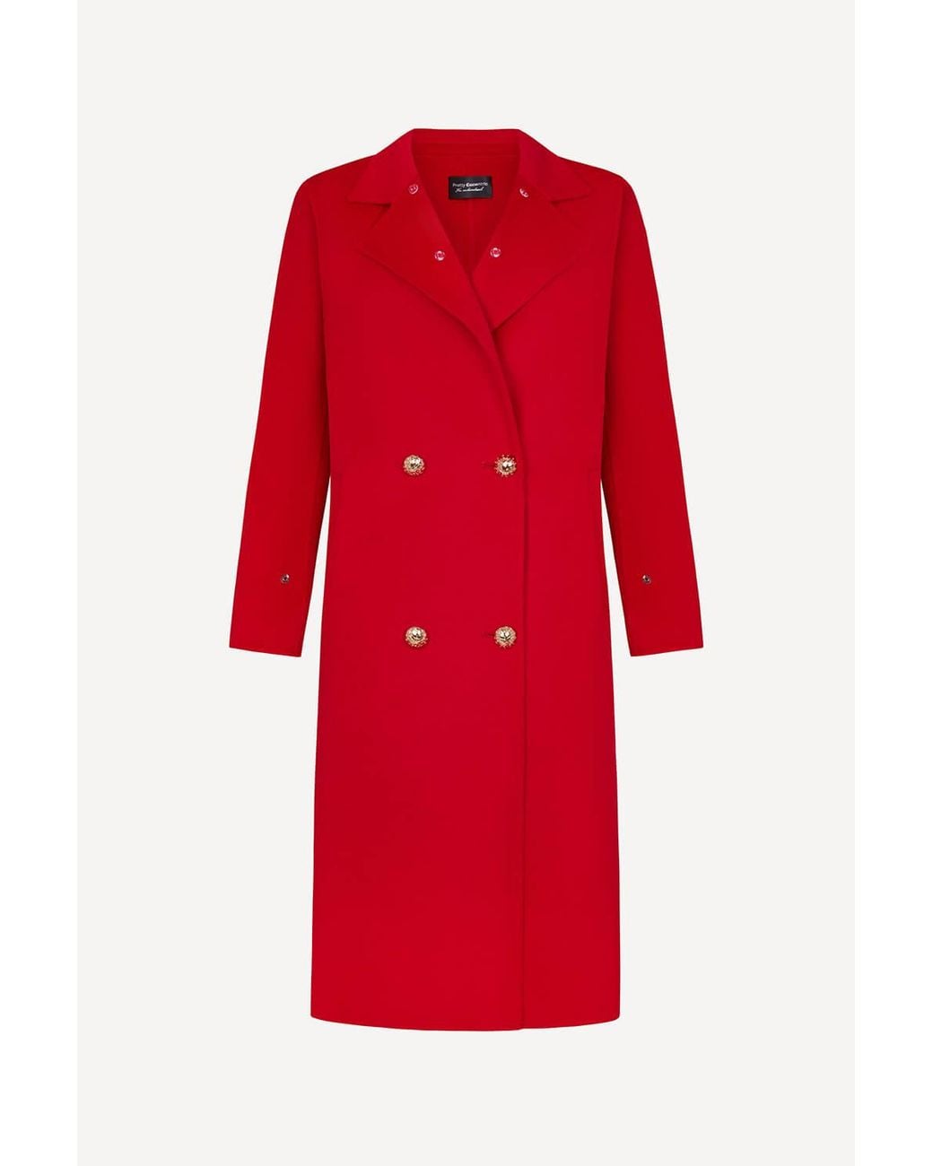 Michelle Corvane Red Million Dollar Baby Coat