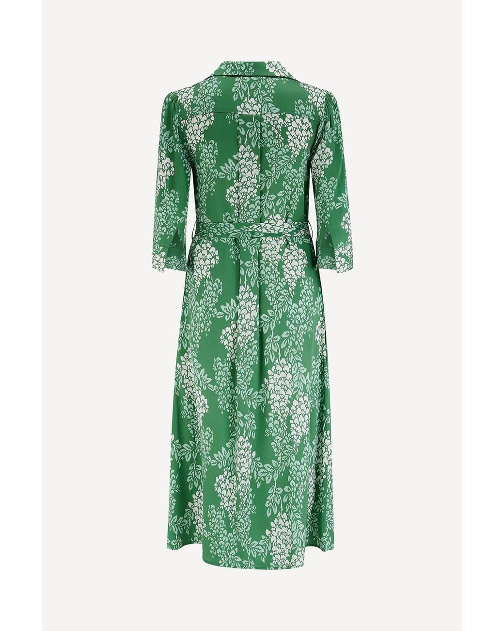Michelle Corvane Green Vera Shirt Dress