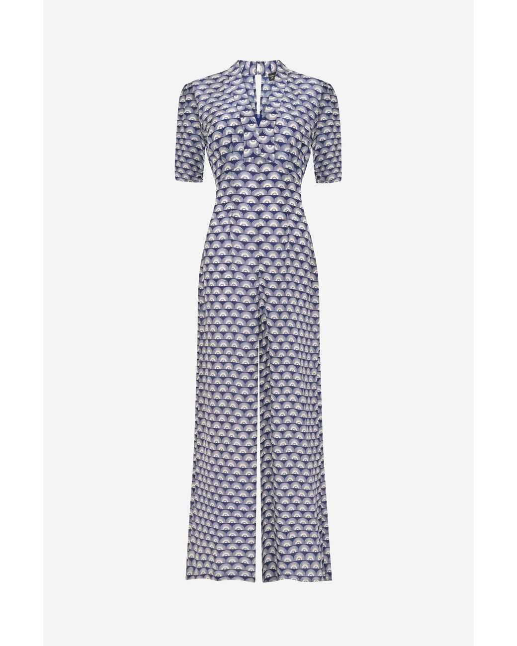 Pretty Eccentric Blue Mabel Jumpsuit