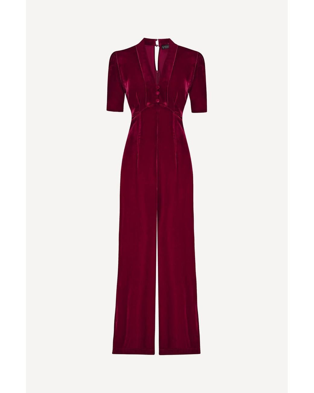 Michelle Corvane Red Mabel Jumpsuit