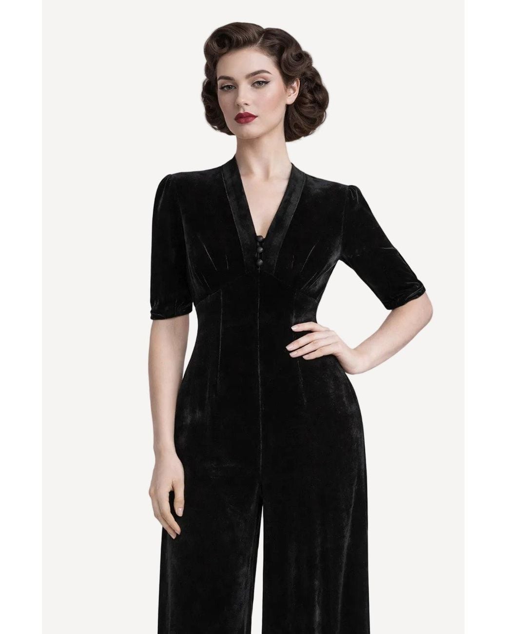 Michelle Corvane Black Mabel Jumpsuit