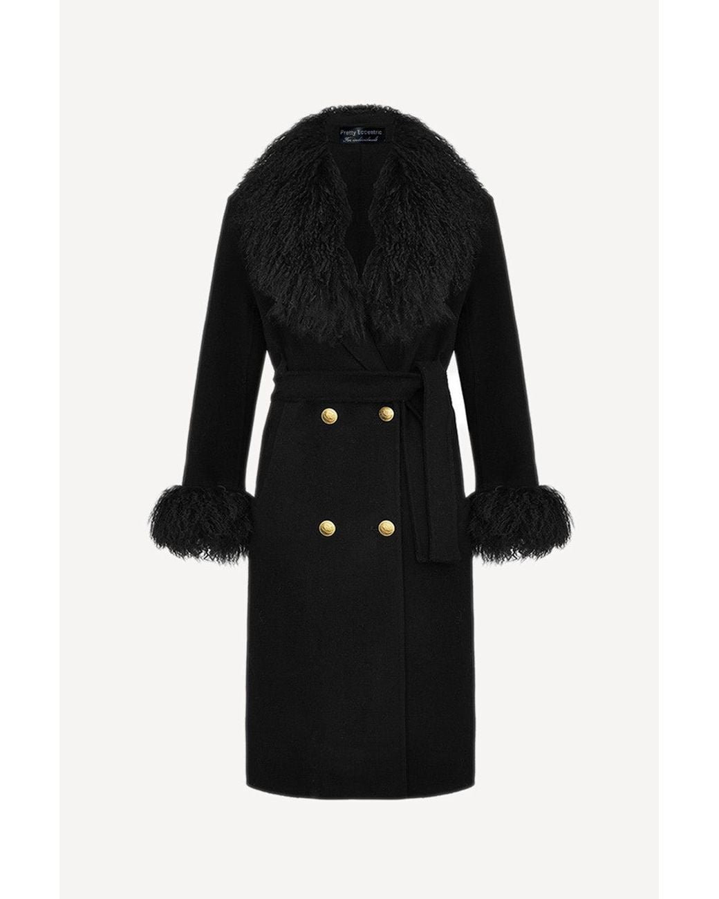 Michelle Corvane Black Million Dollar Baby Coat