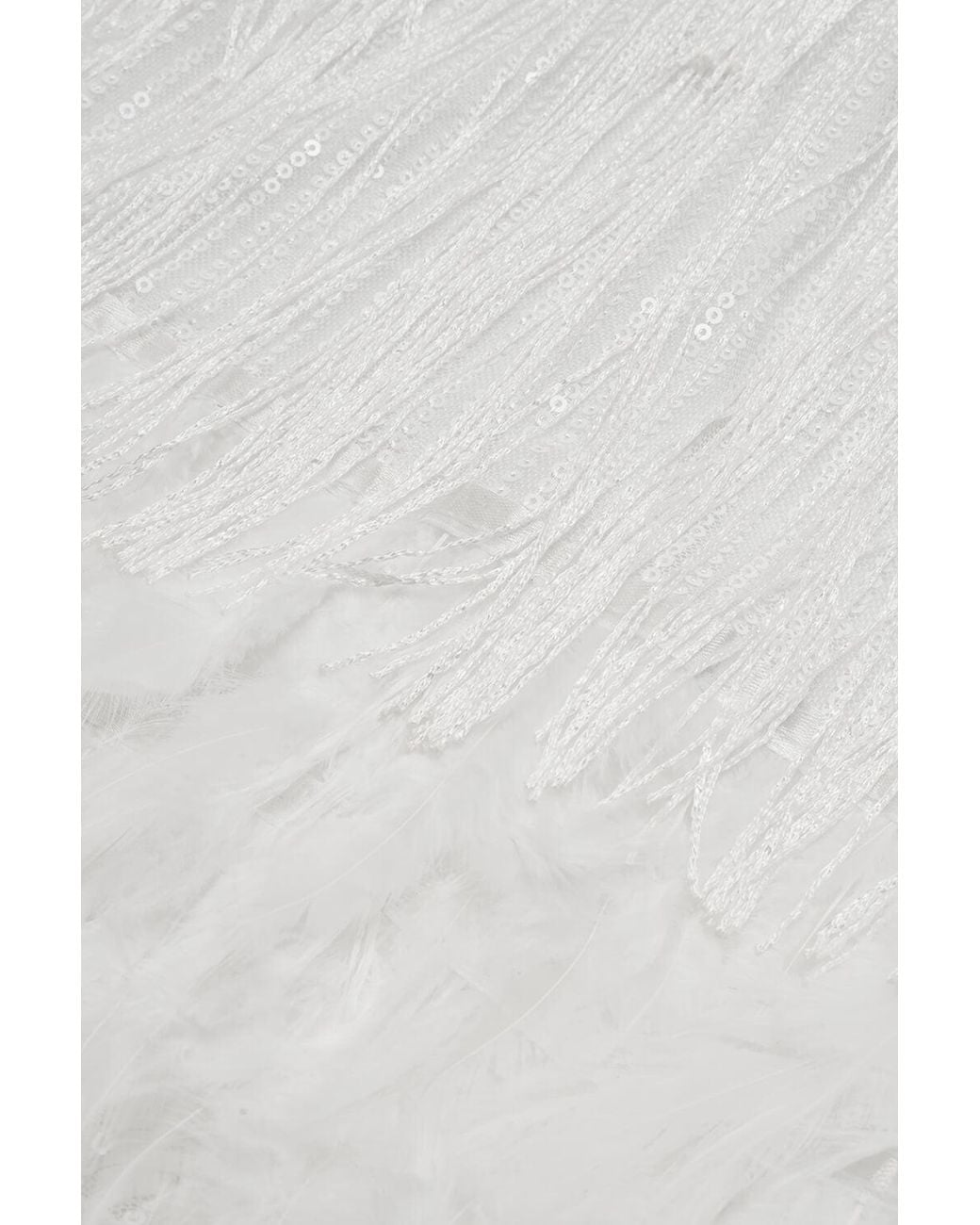 Pretty Eccentric White Hundred Watt Tassel Dress