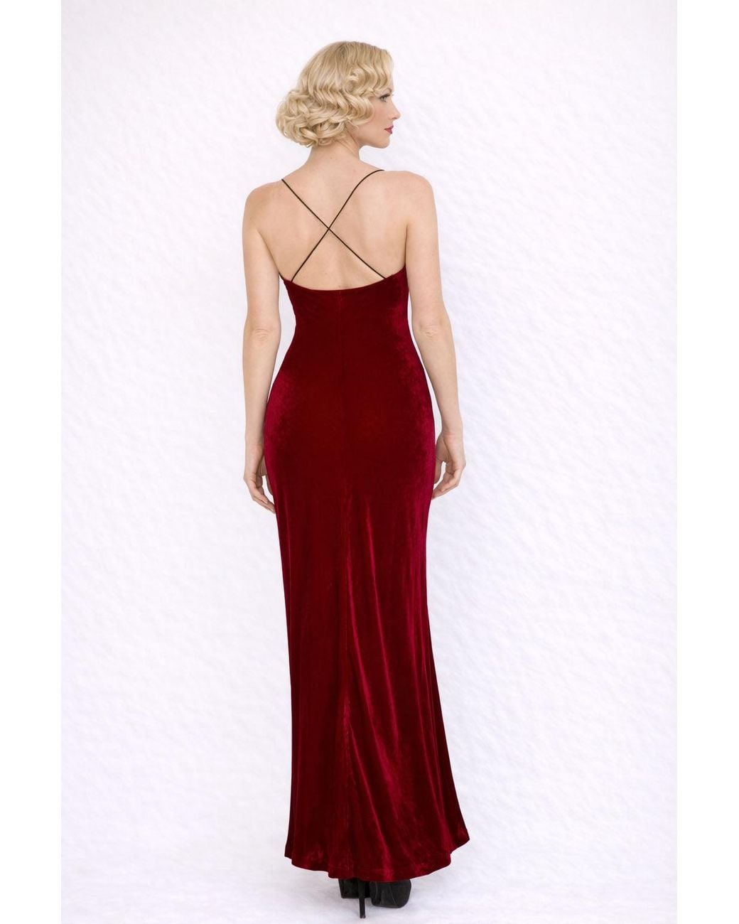 Michelle Corvane Red Siren Maxi Dress