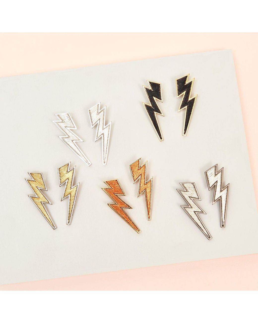 Mignonne lightning bolt earrings deals