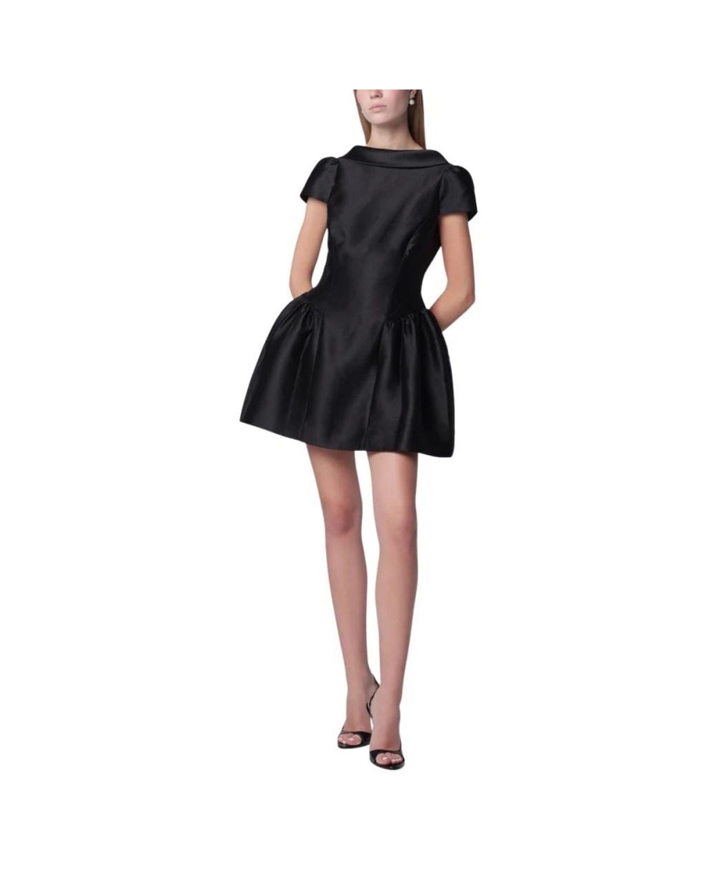 Self-Portrait Black Short Dresses