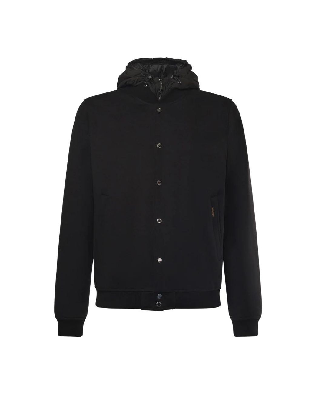 Moorer Interlock Jacket in het Black voor heren