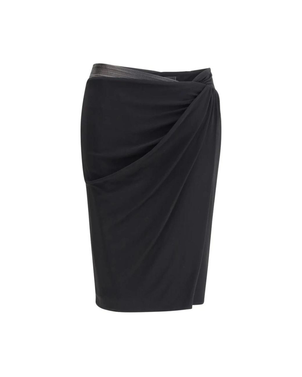 Versace Black Viscose Skirt