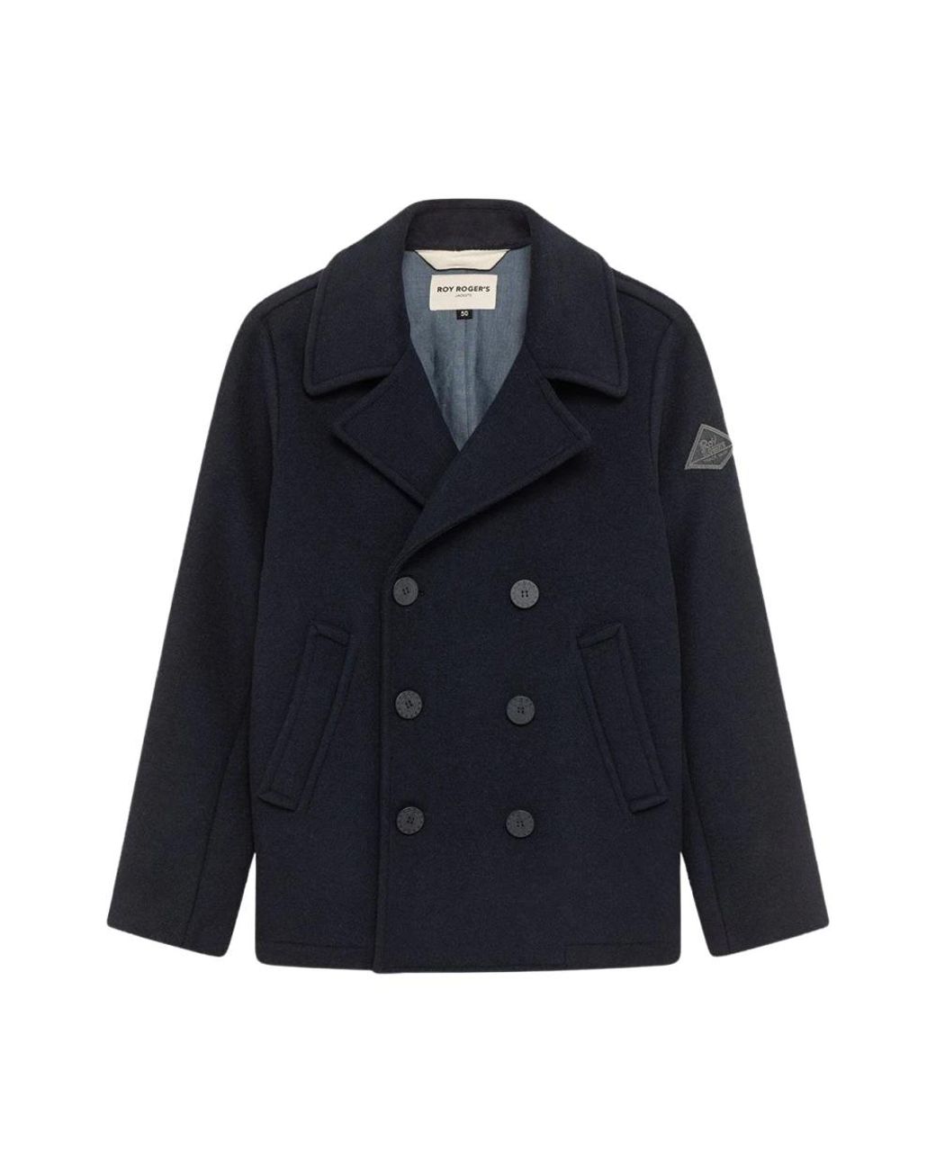 Double-Breasted Coats Roy Rogers de hombre de color Blue