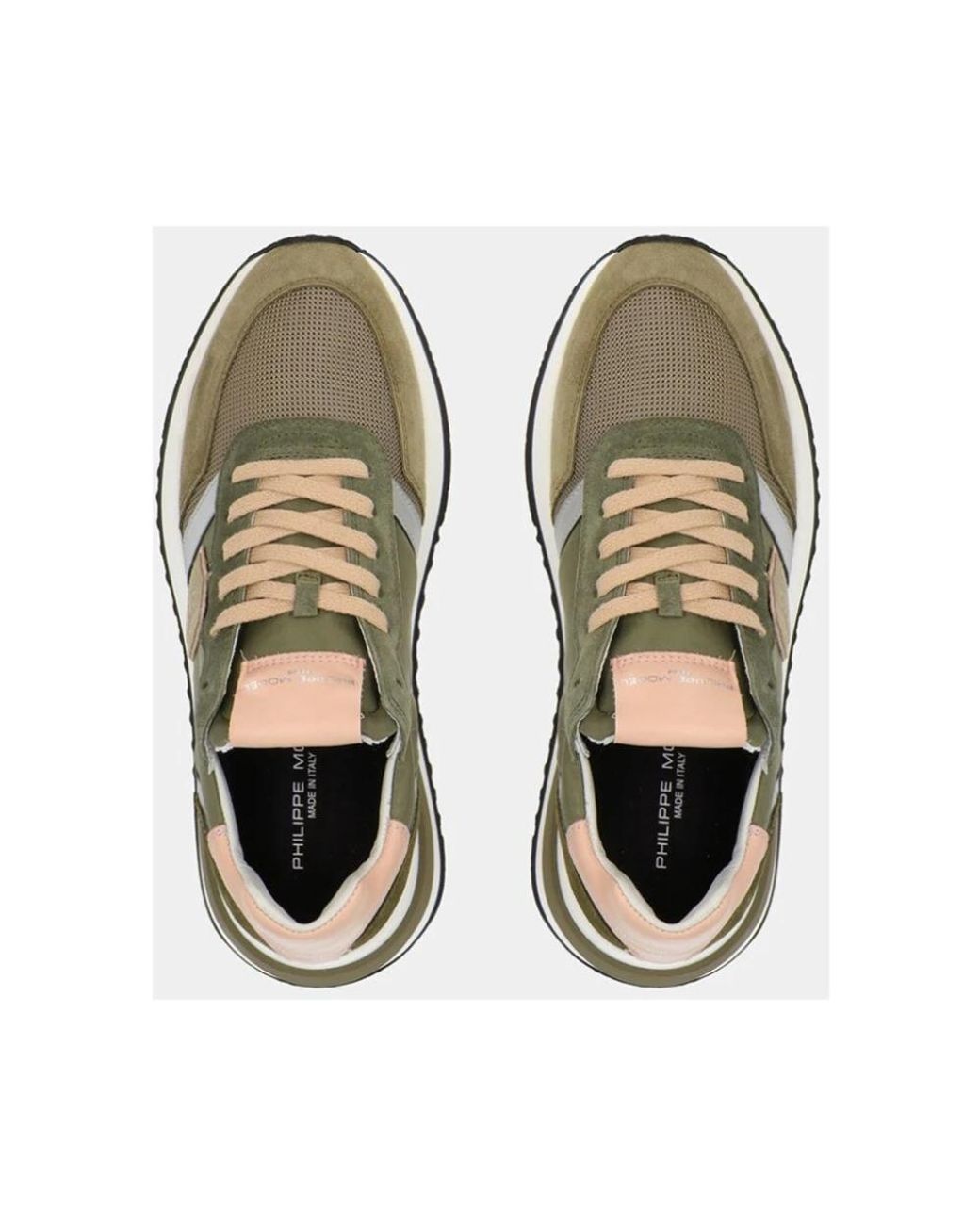 Philippe Model Green Sneakers
