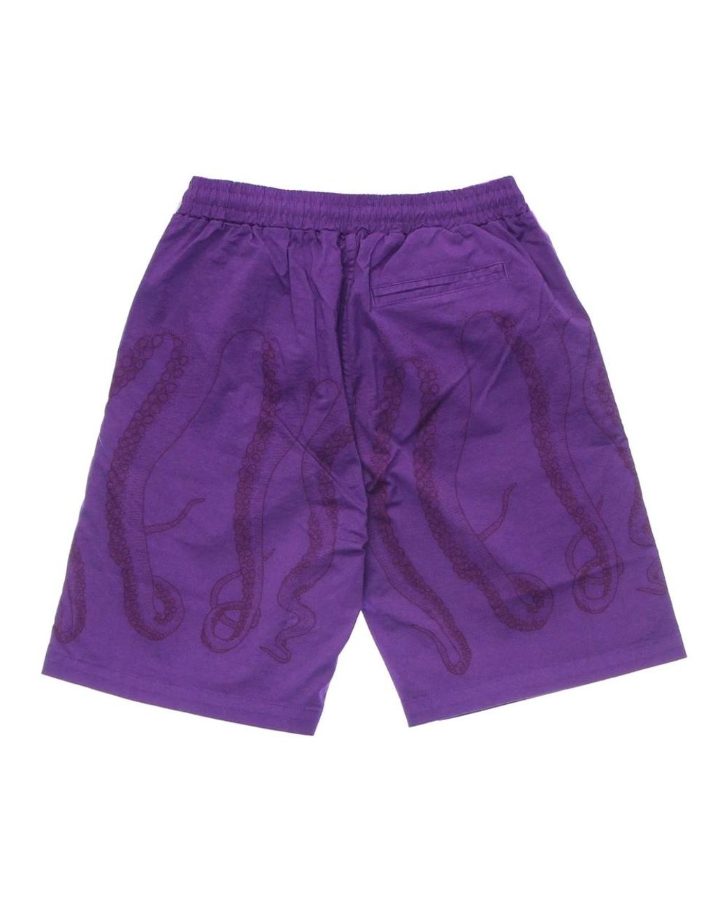 Octopus Purple Casual Shorts for men