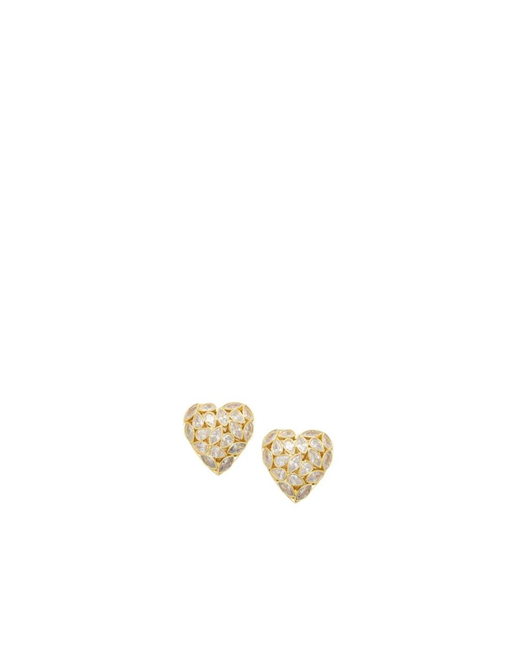 Earrings Self-Portrait en coloris Metallic