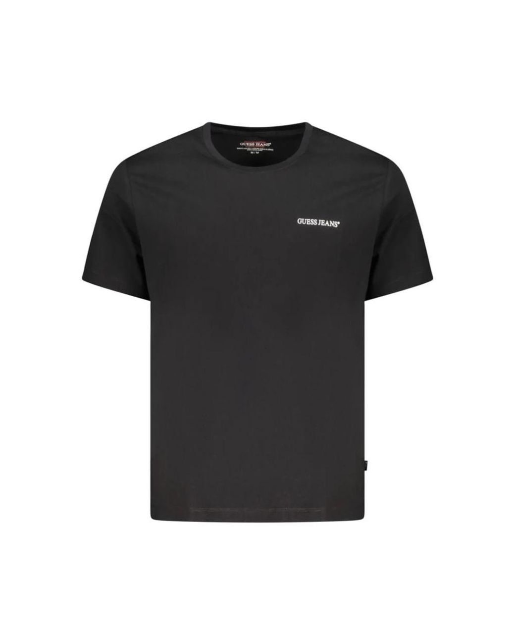 Guess Zwarte Katoenen T-Shirt Voor in het Black voor heren