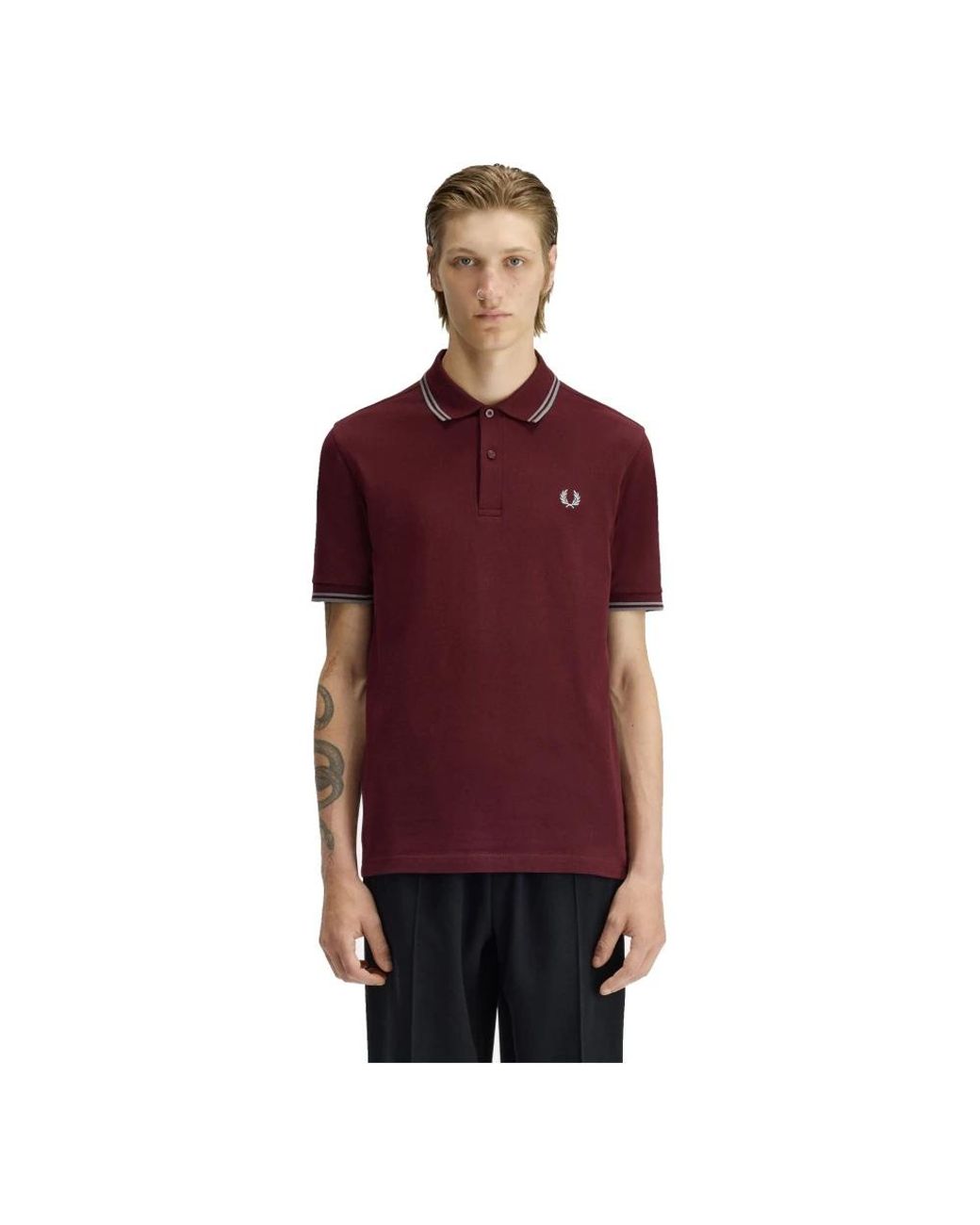 Fred Perry Red Polo Shirts for men